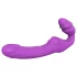 Dreamtoys Essentials - bezpaskowy strap-on wibrator (fioletowy)