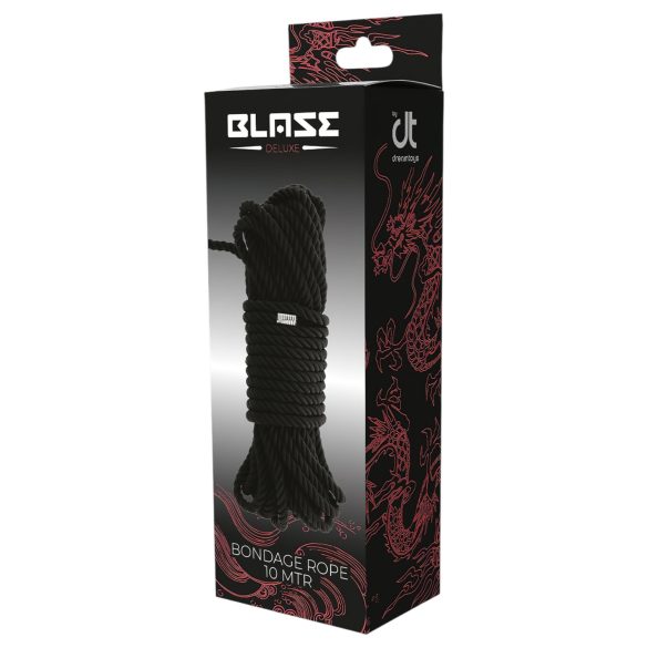 Blaze - lina do bondage kinbaku - 10 m - czarna