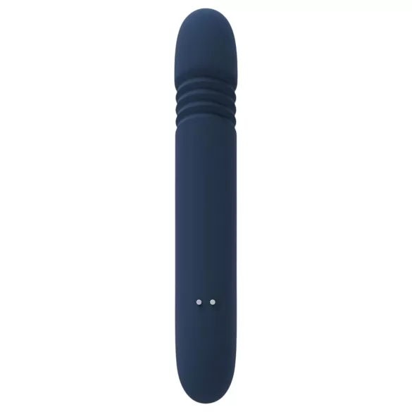 Goddess Zephyros - wibrator z wypustką na łechtaczkę - wodoodporny - niebieski