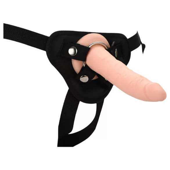 RealStuff - strap-on wąski - dildo do przypięcia - kolor naturalny