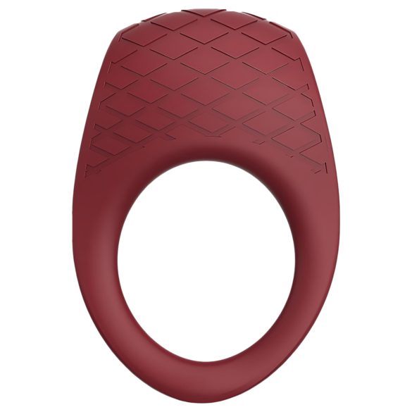 Dreamtoys Ivy - pierścień wibrujący na penisa - bordowy