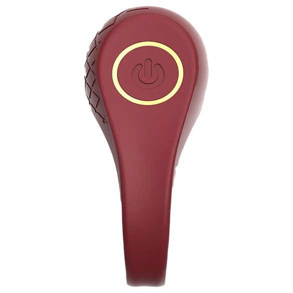Dreamtoys Ivy - pierścień wibrujący na penisa - bordowy