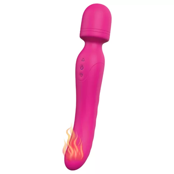 Vibes of Love Wand - bezprzewodowy, rozgrzewający masażer wibracyjny (różowy)