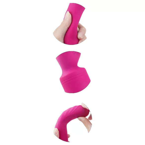 Vibes of Love Wand - bezprzewodowy, rozgrzewający masażer wibracyjny (różowy)