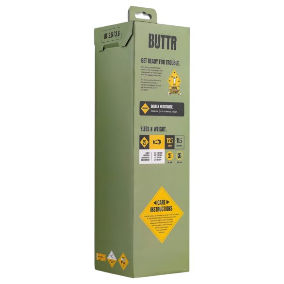 BUTTR - dildo do fistingu z przyssawką - czarny