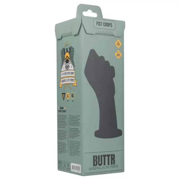 BUTTR - dildo do fistingu - czarny