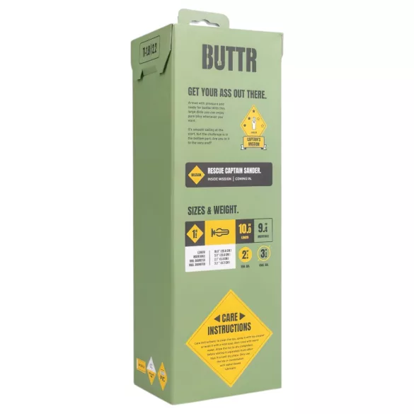 BUTTR - dildo z przyssawką - realistyczny - czarny