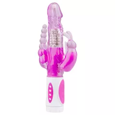 Easytoys Raving Rabbit - wibrator trójramienny (różowy)