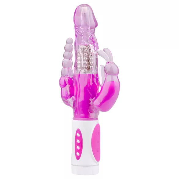 Easytoys Raving Rabbit - wibrator trójramienny (różowy)
