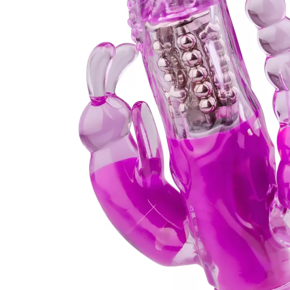 Easytoys Raving Rabbit - wibrator trójramienny (różowy)