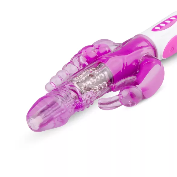 Easytoys Raving Rabbit - wibrator trójramienny (różowy)