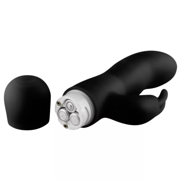 Easytoys Mad Rabbit - wibrator króliczek z ramieniem na łechtaczkę - czarny