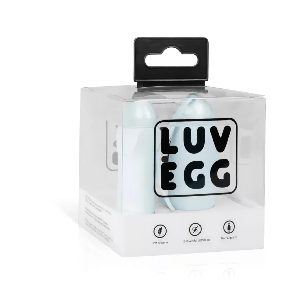 LUV EGG - wibrujące jajko - bezprzewodowe, akumulatorowe - niebieskie