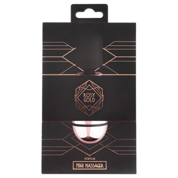 Rosy Gold - wibrator mini massager - akumulatorowy - rosegold
