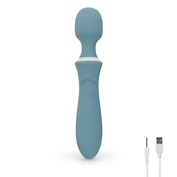 Bloom Orchid Wand - masażer wibracyjny z akumulatorem - turkusowy