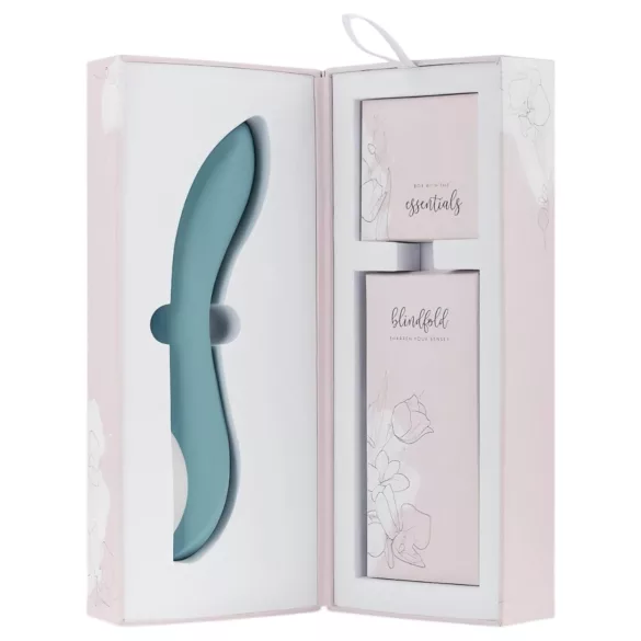 Bloom Rose - wibratora do punktu G - silikonowy - ładowany USB - turkusowy
