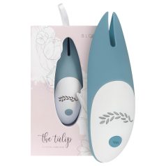  Bloom Tulip - wibrator łechtaczkowy silikonowy ładowany USB turkusowy