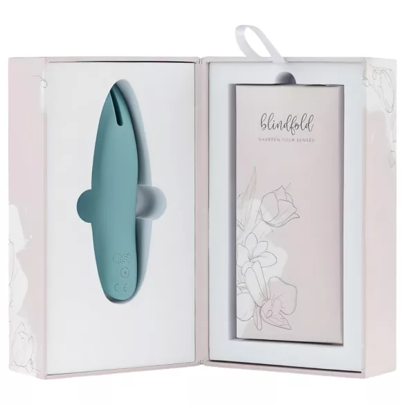 Bloom Tulip - wibrator łechtaczkowy silikonowy ładowany USB turkusowy