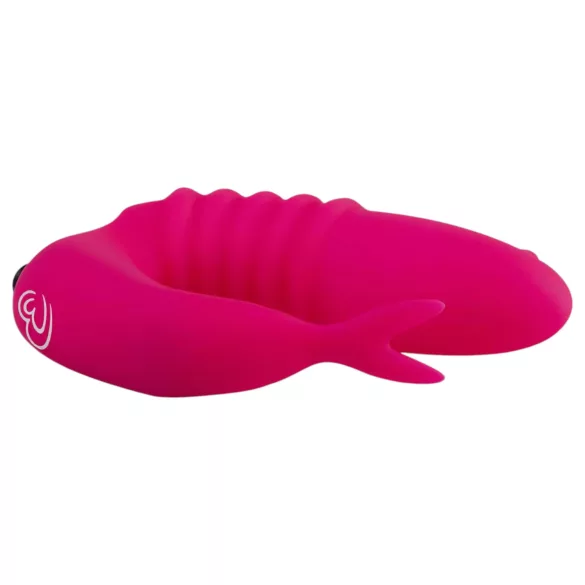 Easytoys - wibrator na palec 2w1 - silikon różowy