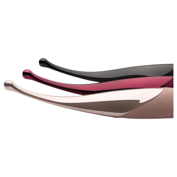 Senzi - wibrujący stymulator łechtaczki - akumulatorowy, wodoodporny, czarny