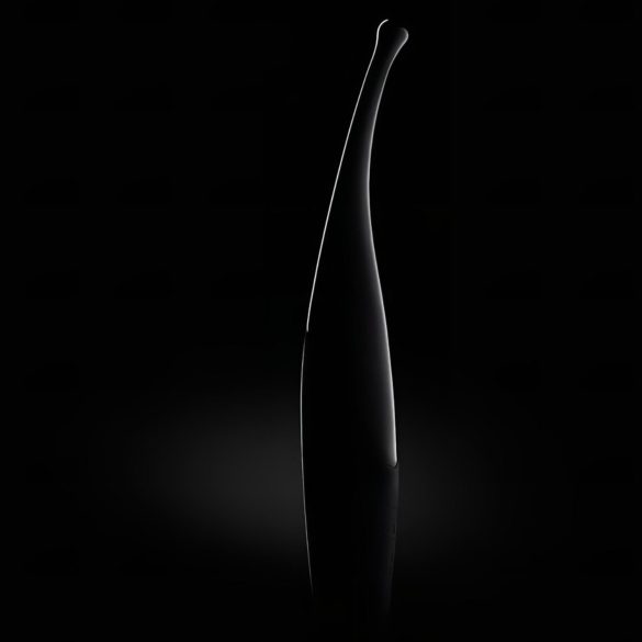 Senzi - wibrujący stymulator łechtaczki - akumulatorowy, wodoodporny, czarny