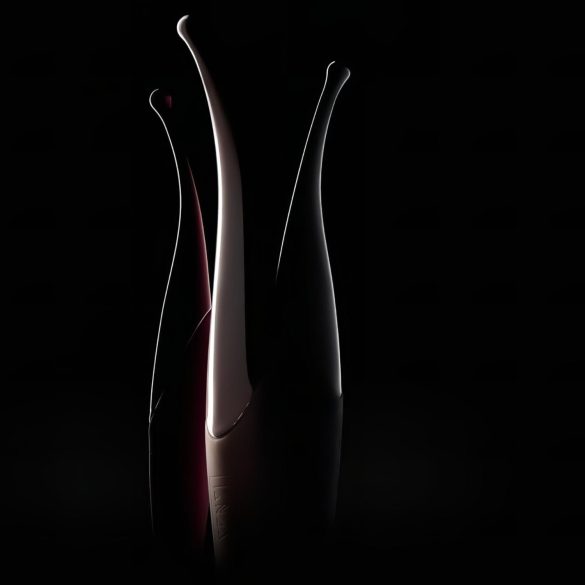 Senzi - wibrujący stymulator łechtaczki - akumulatorowy, wodoodporny, czarny