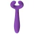 Easytoys - wibrujący stymulator dla par - wodoodporny, akumulatorowy, fioletowy