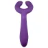 Easytoys - wibrujący stymulator dla par - wodoodporny, akumulatorowy, fioletowy