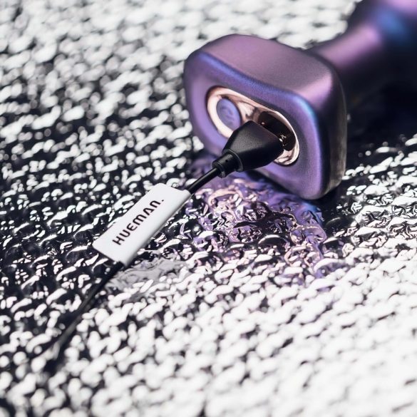 Hueman Space Force - wodoszczelny wibrujący stymulator analny - fioletowy