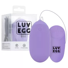   LUV EGG XL - noszone akumulatorowe, radiowe wibrujące jajko (fioletowe)