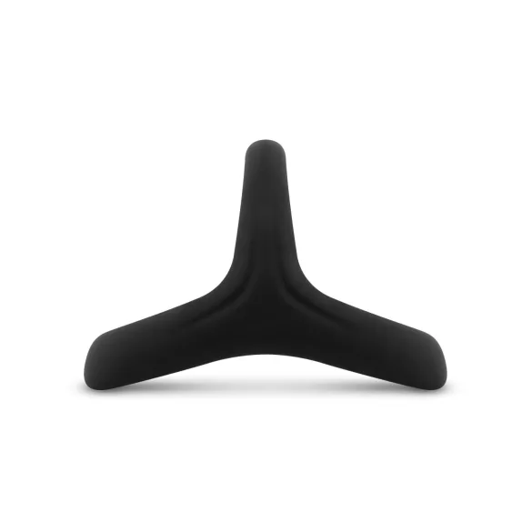Easytoys Desire Ring - pierścień na penisa i jądra - elastyczny - czarny