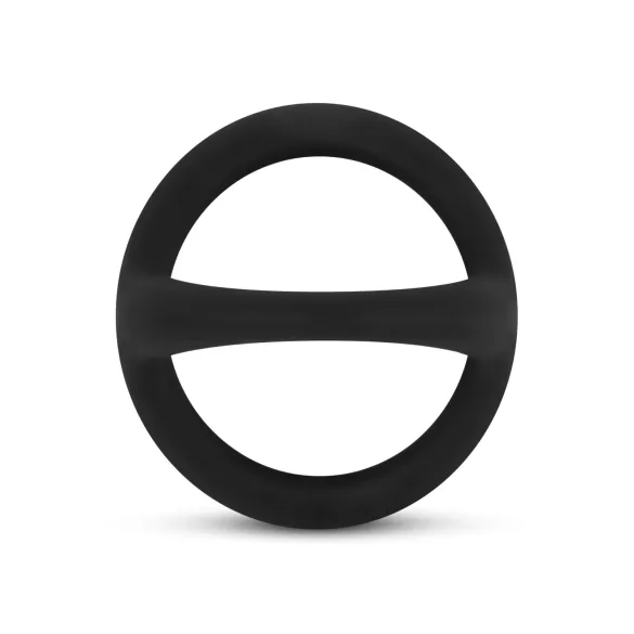 Easytoys Desire Ring - pierścień na penisa i jądra - elastyczny - czarny