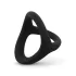 Easytoys Desire Ring - pierścień na penisa i jądra - elastyczny - czarny