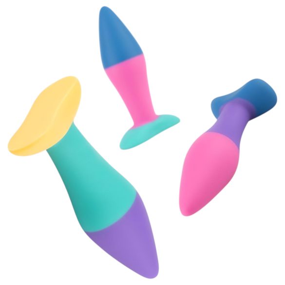 PMV20 Koda - zestaw korków analnych - różnokolorowe