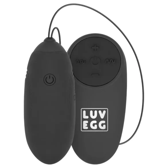 LUV EGG - wibrujące jajko na pilota - akumulatorowe - czarne