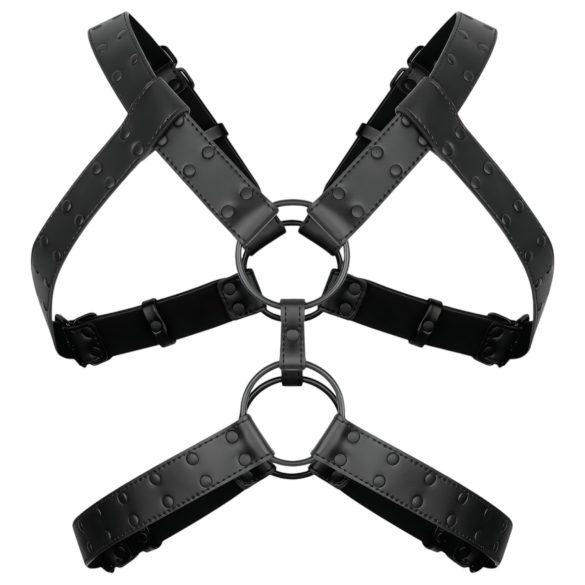 Bedroom Fantasies Rocco - top siateczkowy erotyczny - czarny - S-XL