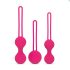 Easytoys LoveBalls - zestaw kulek gejszy - 3 sztuki (różowe)