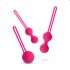 Easytoys LoveBalls - zestaw kulek gejszy - 3 sztuki (różowe)
