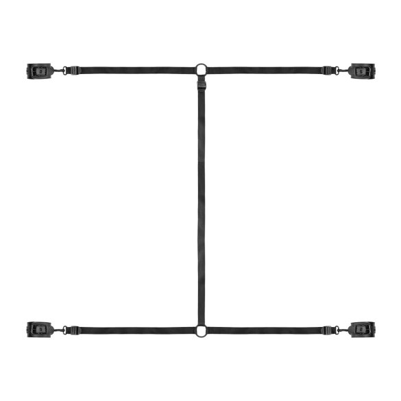 Bedroom Fantasies - zestaw do krępowania do łóżka (czarny)