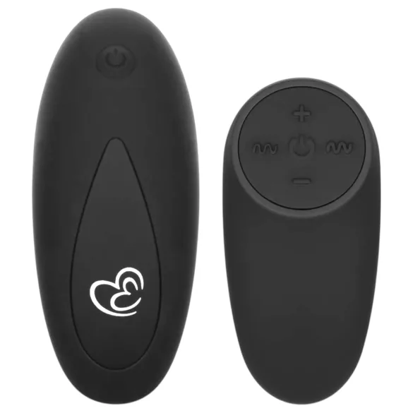 Easytoys Anal Collection - wibrujący korek analny z pilotem - czarny