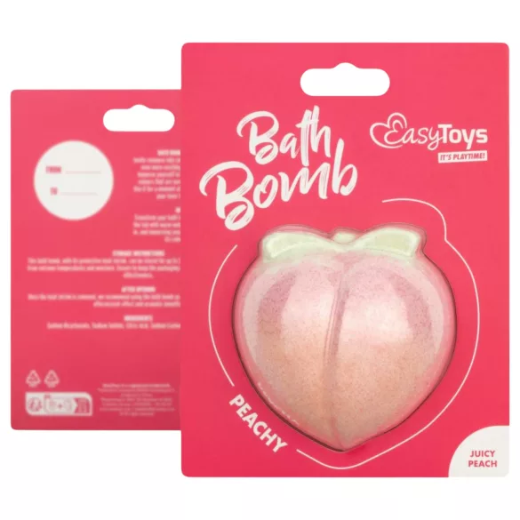 Easytoys - kula do kąpieli - brzoskwinia