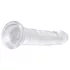 EasyToys - dildo żelowe - 18 cm - transparentne