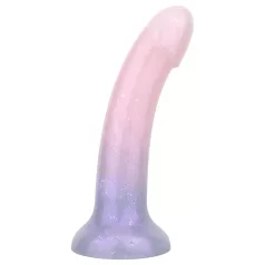 EasyToys Mermaid - brokatowe dildo - 15 cm (różowe)