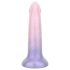 EasyToys Mermaid - dildo z brokatem - silikon - 19 cm - różowy