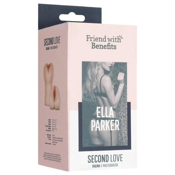 FWB - sztuczna pochwa realistyczna - Ella Parker - kolor naturalny