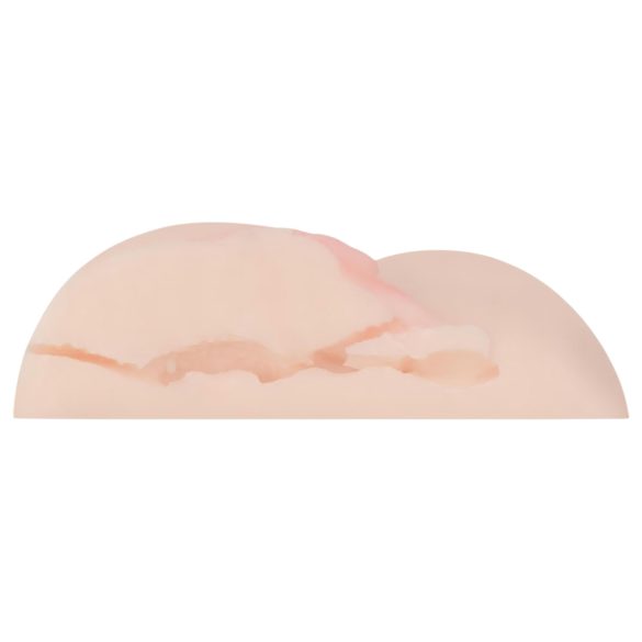 FWB - masturbator wagina i anus z wibracją - natūralny kolor