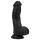 Easytoys - dildo realistyczny z jądrami - 12 cm - czarny