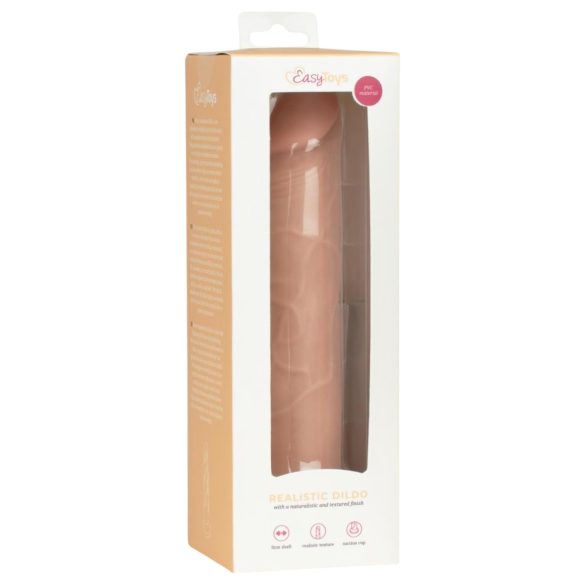 Easytoys - realistyczny dildo - 17,5 cm - beżowy