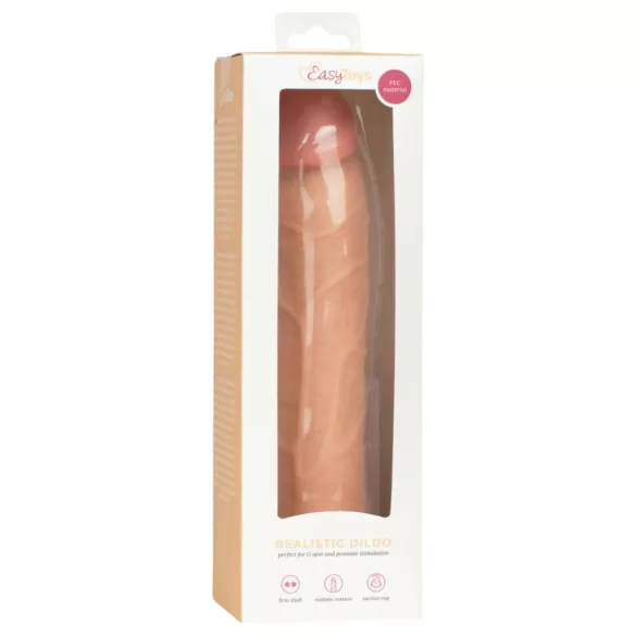 Easytoys - realistyczny dildo - 22,5 cm - beżowy