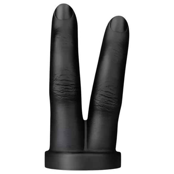 BUTTR Victory - podwójny dildo analny - czarny